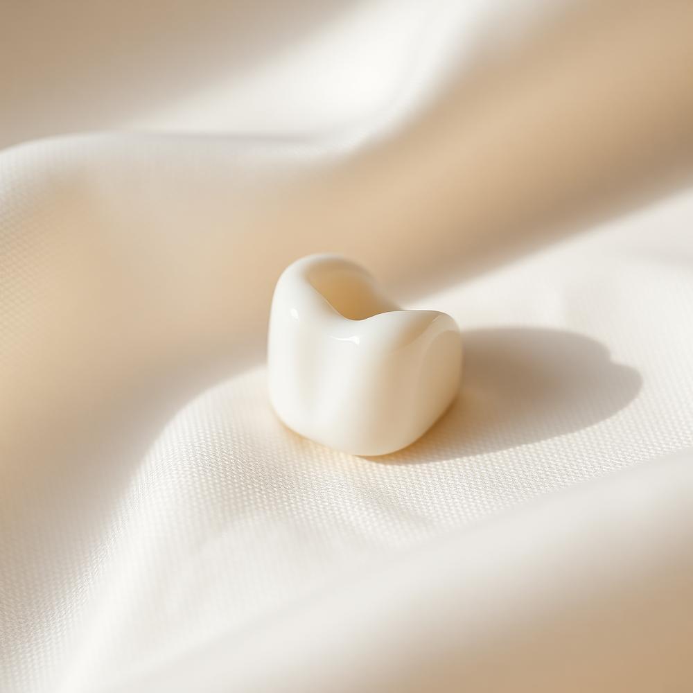 Single implant + crown — upper left